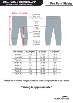 "Arrow" Red Inline Hockey Pant -The Hockey Depot 2024ProSizingChart afd2da31 5b8d 4f19 bb6f 8899523057db