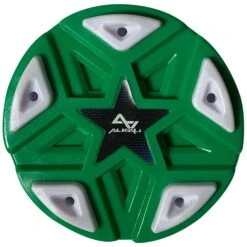 Alkali Revel Roller Hockey Pucks -The Hockey Depot Alkali Green Puck 1