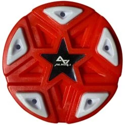 Alkali Revel Roller Hockey Pucks -The Hockey Depot Alkali Red Puck 1