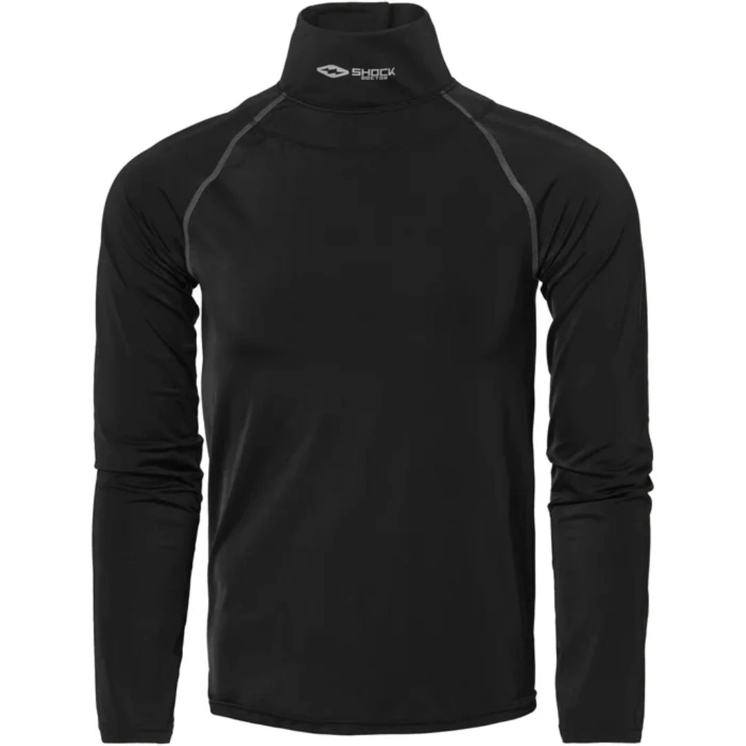 Shock Doctor Ultra Compression Senior Long Sleeve Shirt With Neck Guard