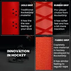 Rocketgrip Rubber Hockey Stick Grip -The Hockey Depot RedDynamicFootballMatchAnnounceInstagrampost 3