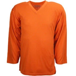 Sherwood SW100 Solid Color Practice Hockey Jerseys -The Hockey Depot SHERWOOD OrangeFront