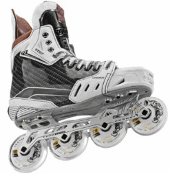 Tour Volt KV1 White Roller Hockey Skates -The Hockey Depot TourVoltKv1RollerHockeySkate 1