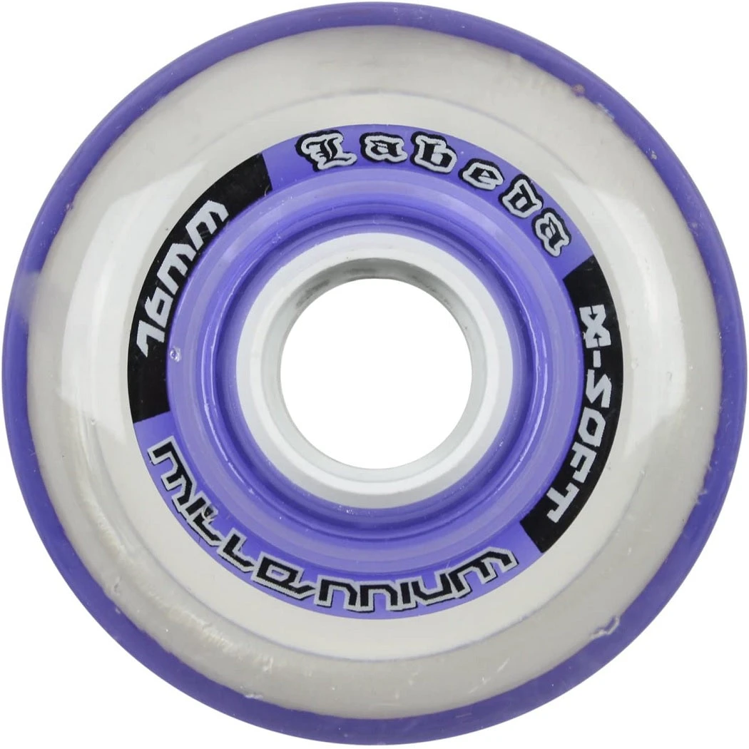 Labeda Millennium Indoor Clear Purple Inline Hockey Wheels 1 Labeda Millennium Indoor Clear Purple Inline Hockey Wheels